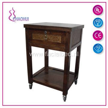 Wooden Rolling Salon Handcart For Sale Wholesale